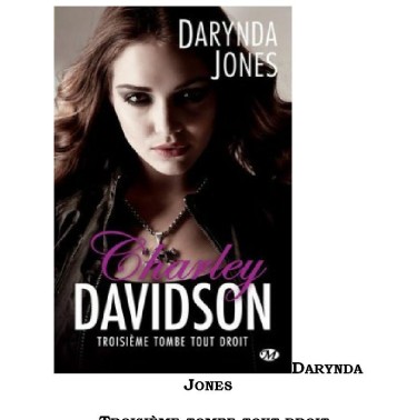 Charley Davidson 3 Troisième Tombe Tout Droit
